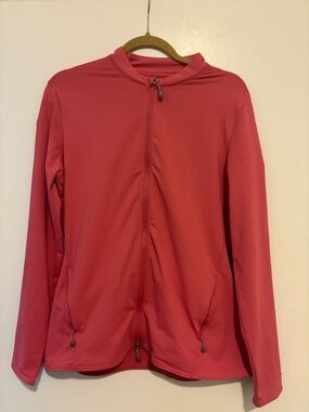 Peter Millar Women's Coral Active Zip Jacket (Small hole!!)